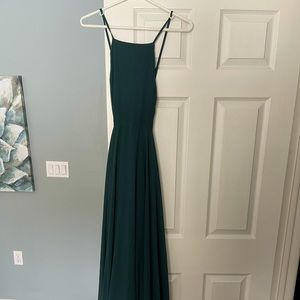 Lulus emerald green maxi dress